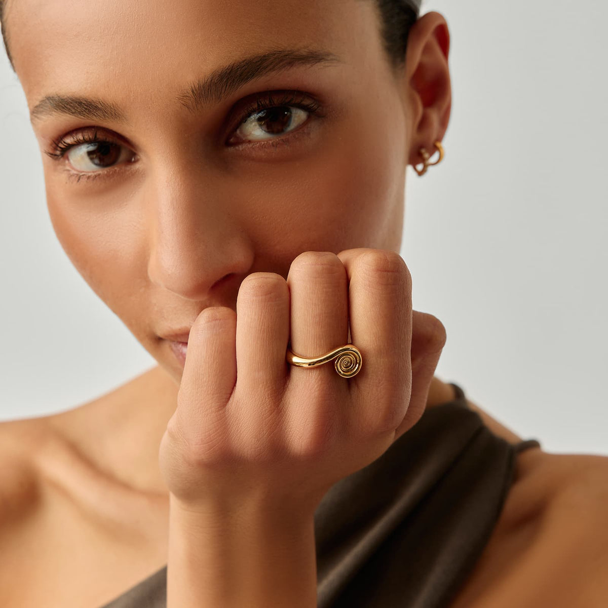 Missoma Spiral Stacking Ring