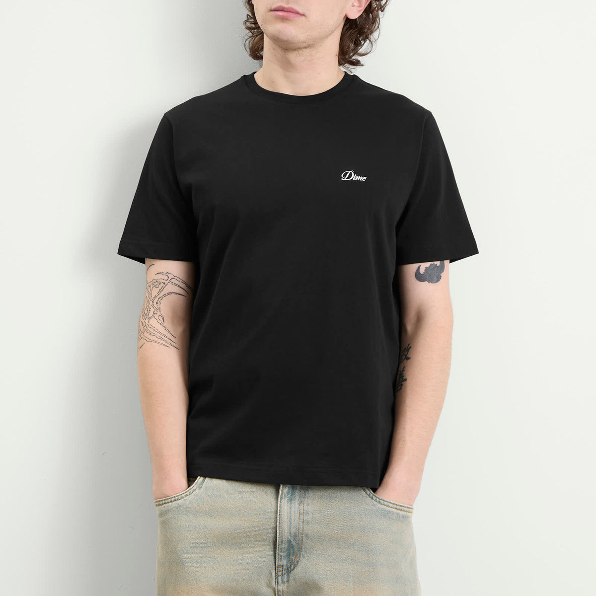 Dime Cursive Small Logo T-Shirt