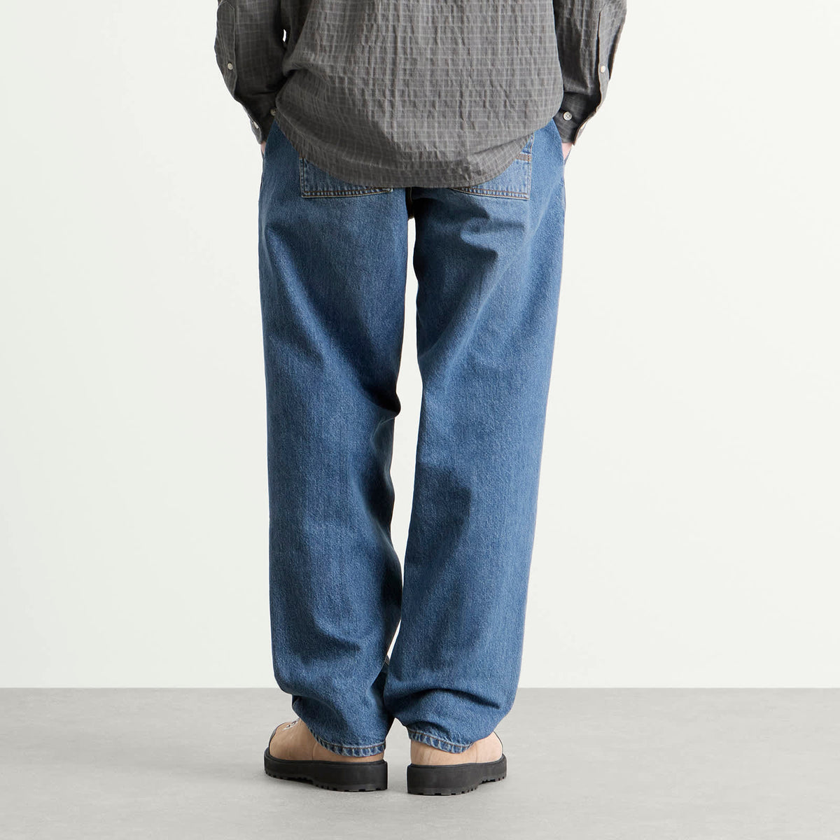 Foret Clay Creased Denim Jeans