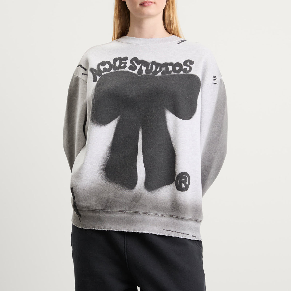 Acne Studios Franziska Marker Bow Sweatshirt