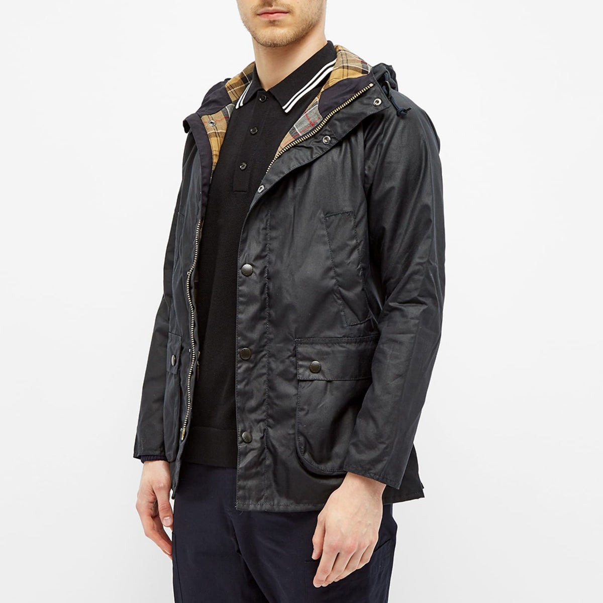 Barbour Sl Bedale Hooded Wax - White Label