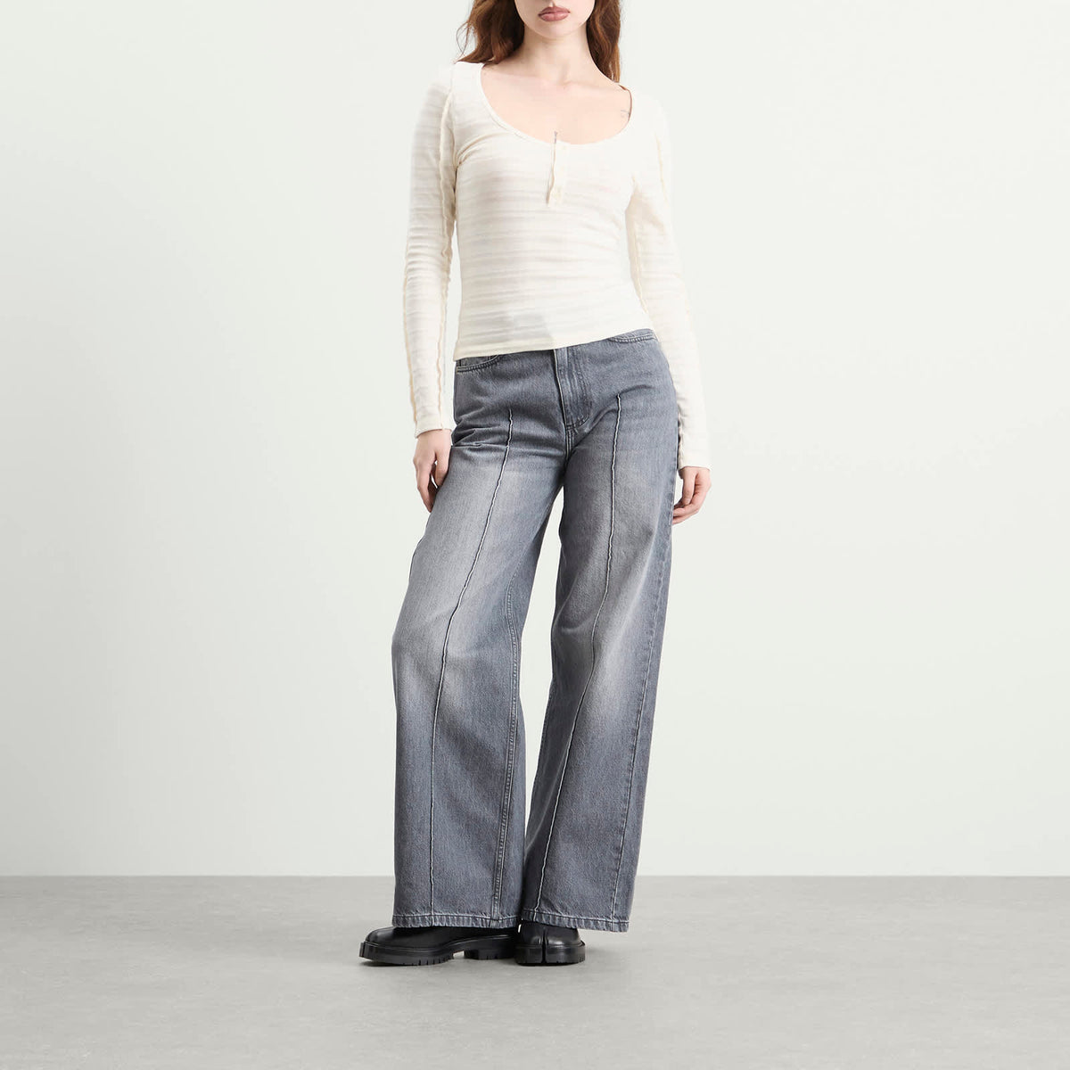 mfpen Deep Henley Top