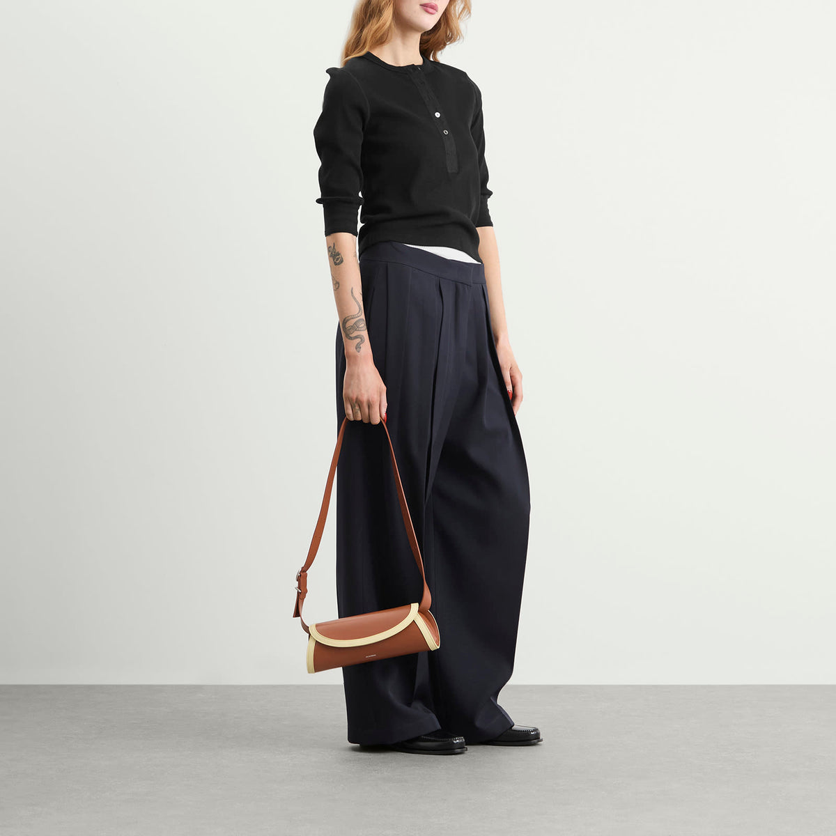 Jil Sander Cannolo Handbag