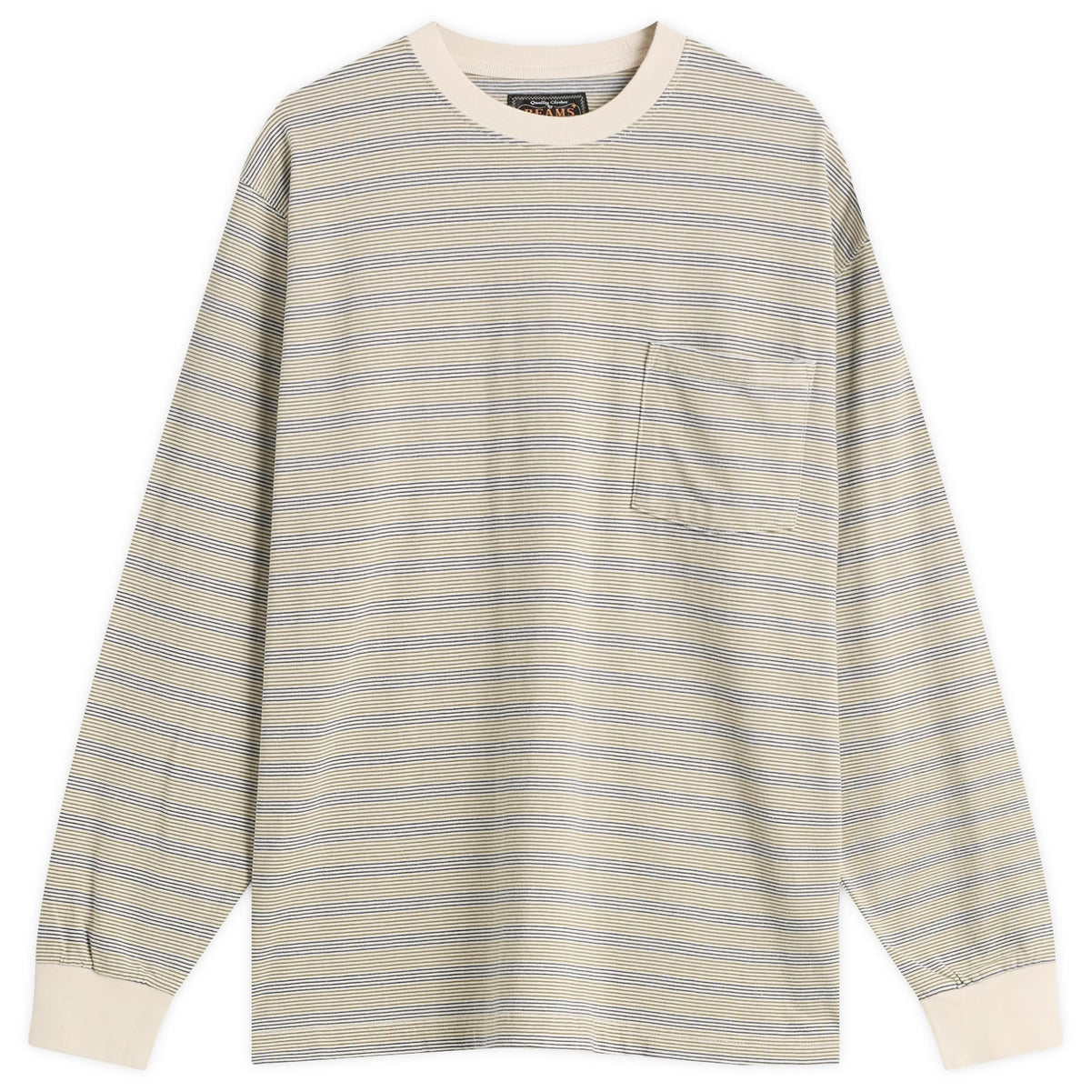 Beams Plus Long Sleeve Multi Pin Pocket T-Shirt