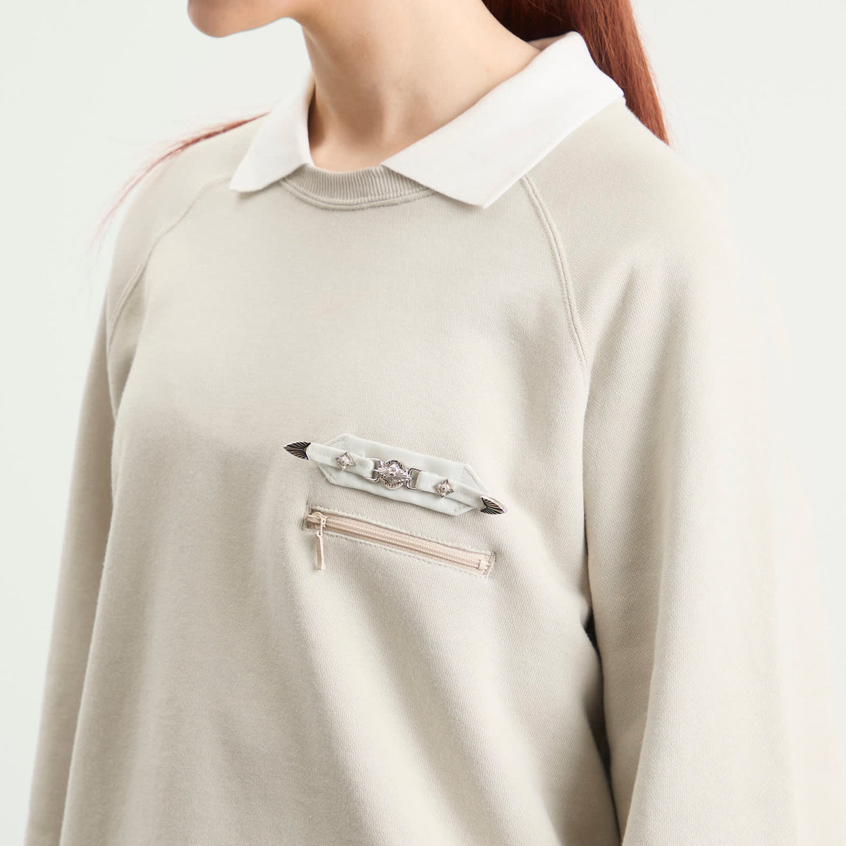 TOGA Polo Collar Sweatshirt