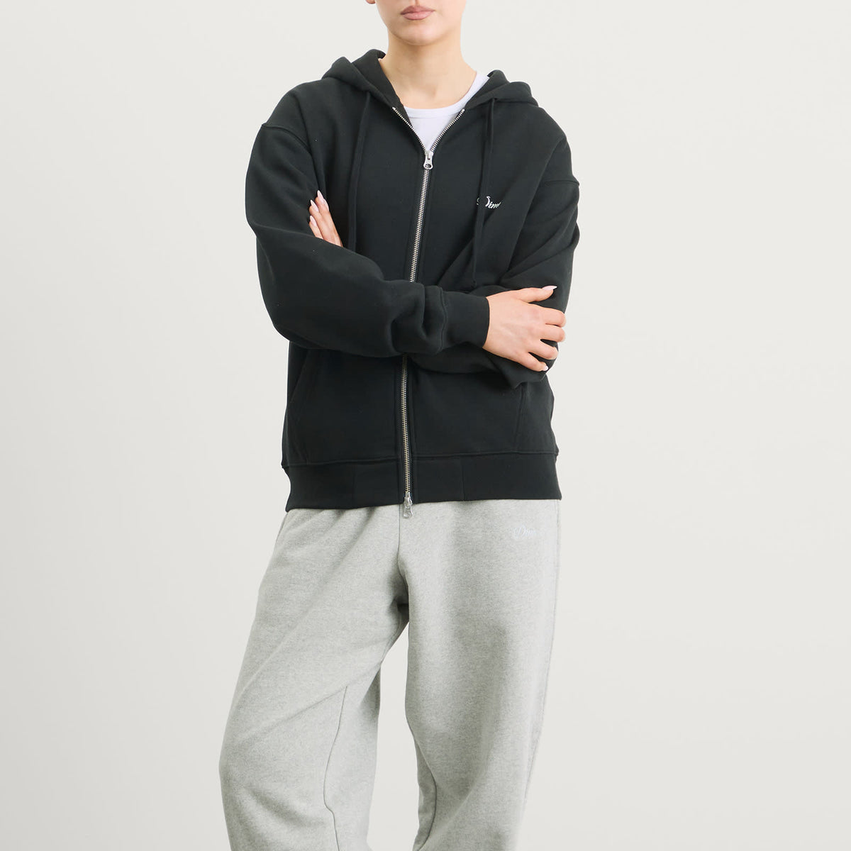 Dime Cursive Zip Hoodie