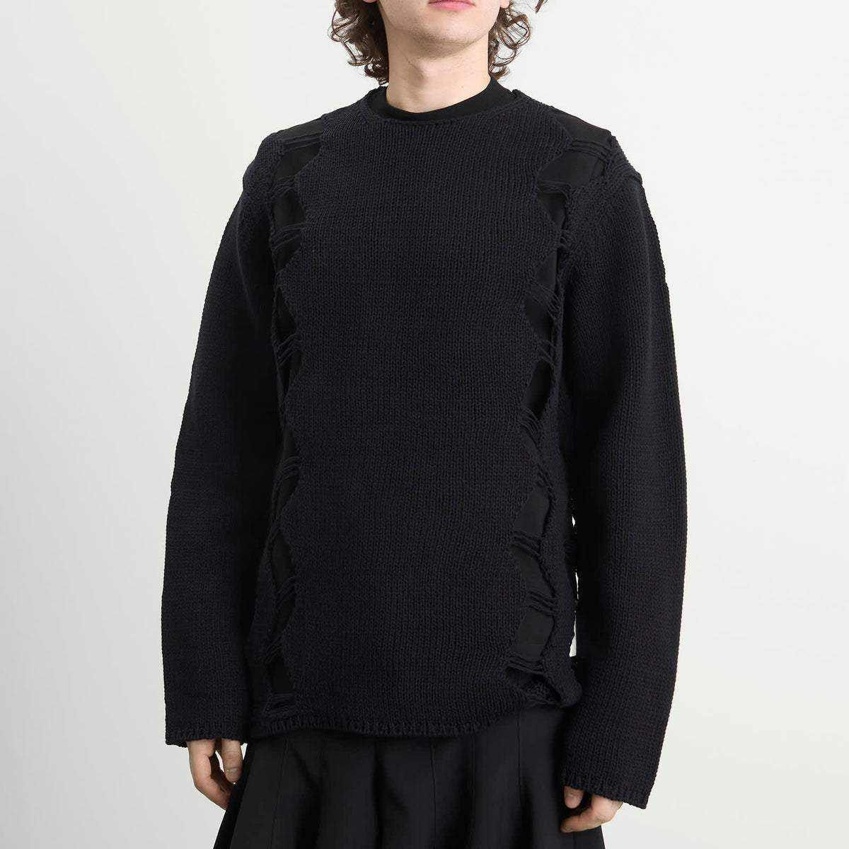 Comme des Garçons Homme Plus Lily-Yarn Long Sleeve Jersey