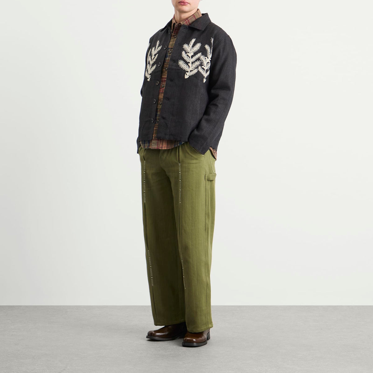 Kartik Research Block Print Boxy Jacket
