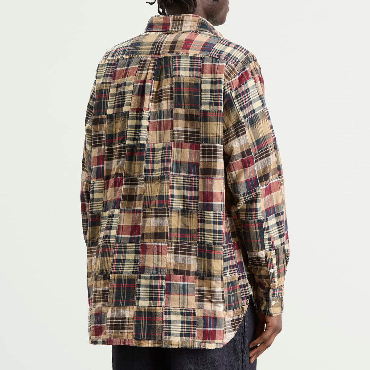 Beams Plus Patchwork Madras Shirt