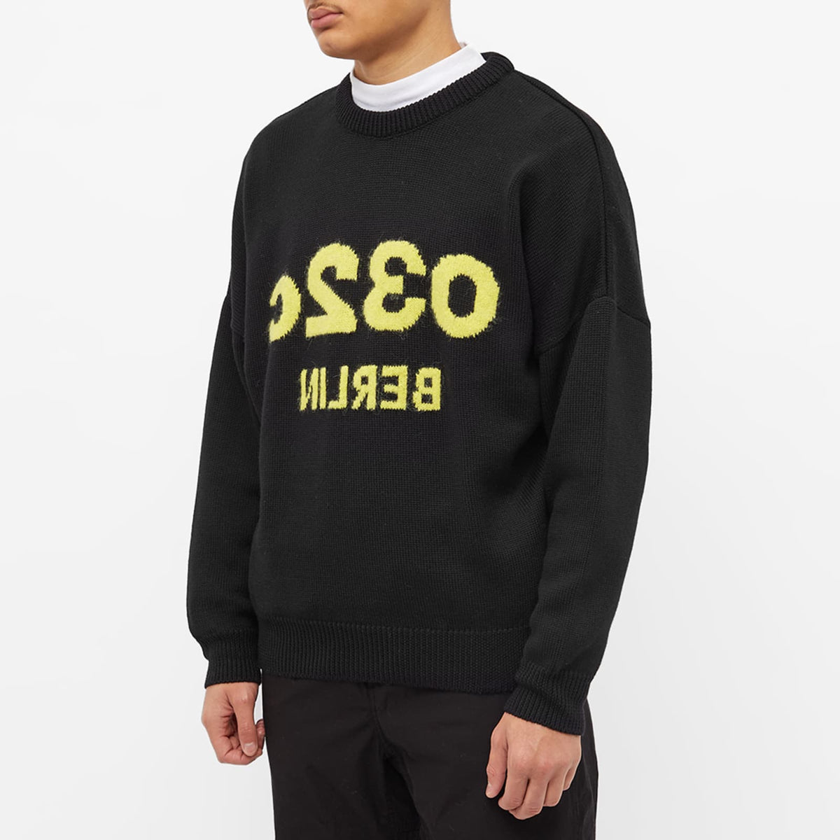 032c Fuzzy 'Selfie' Crew Knit