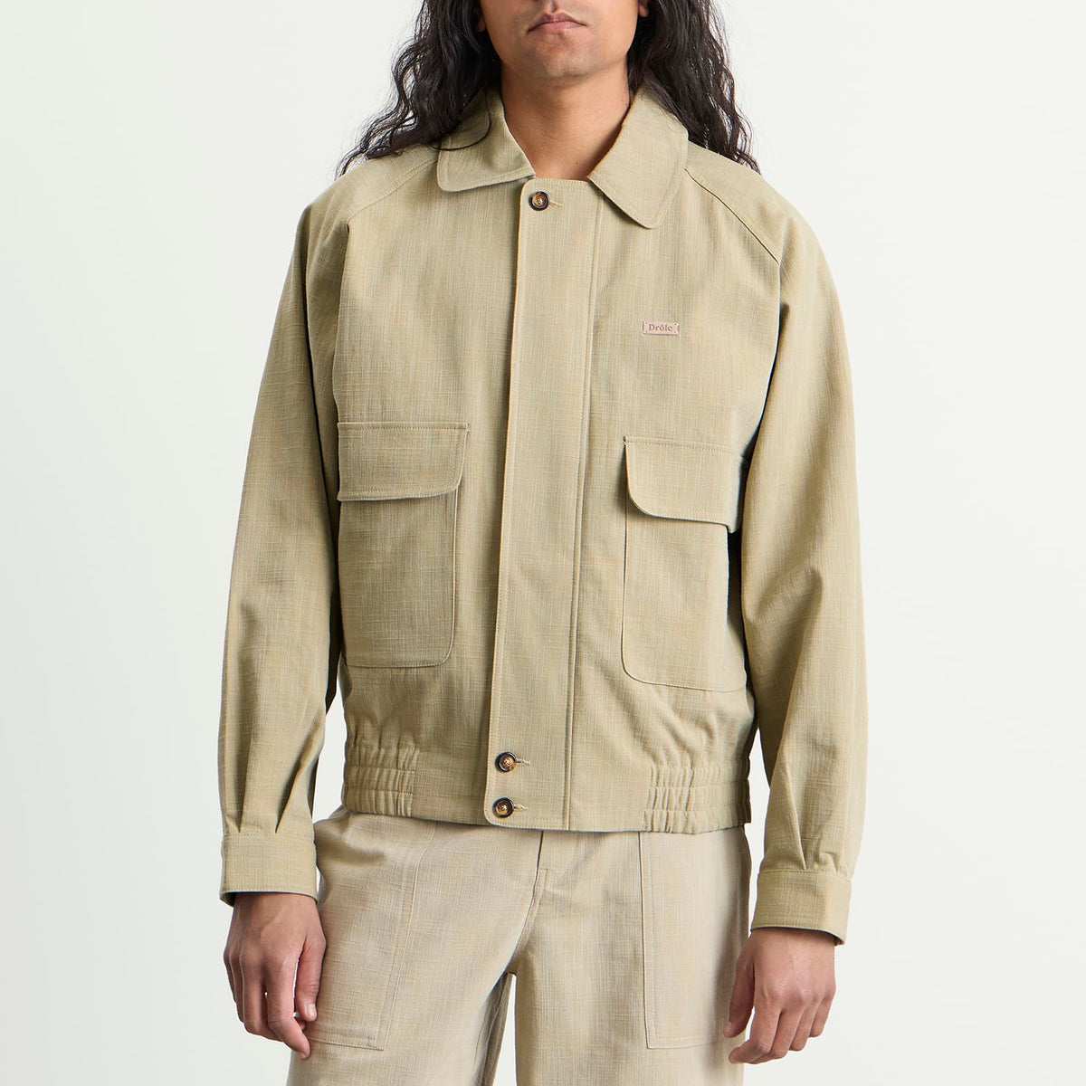 Drôle de Monsieur Cotton Raglan Jacket