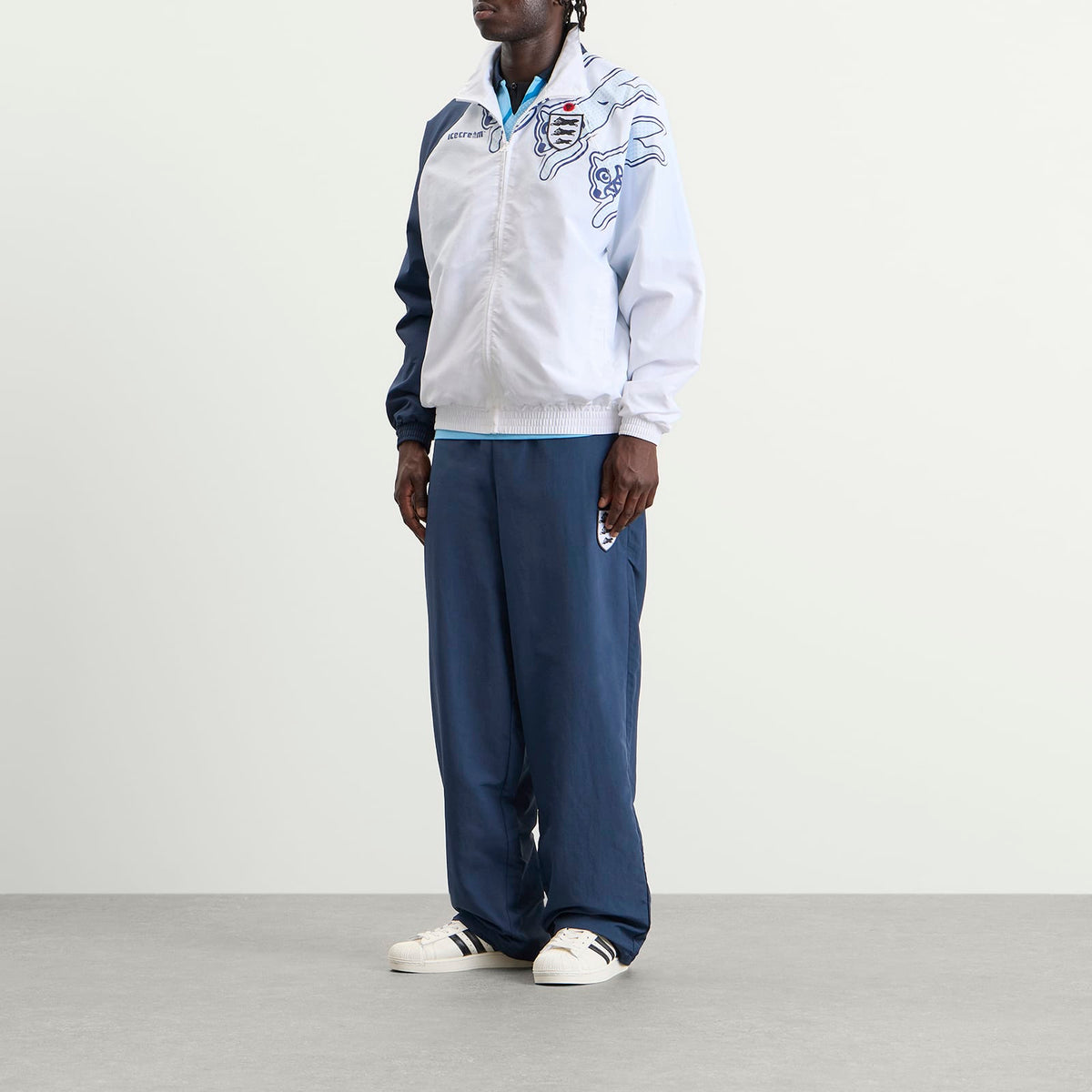 ICECREAM Running Dog Patch Football Track Pants