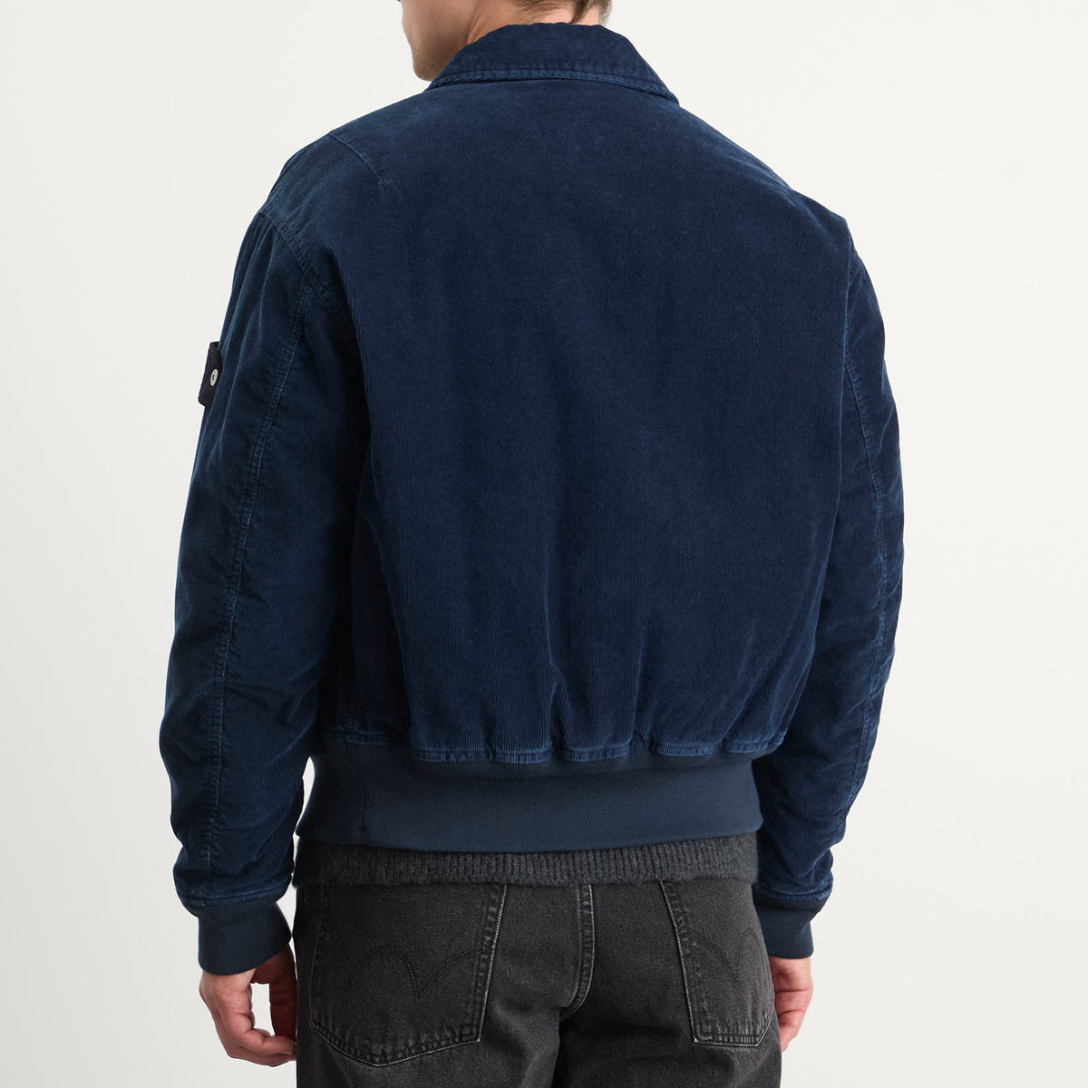 Stone Island Indigo Micro Corduroy Work Jacket