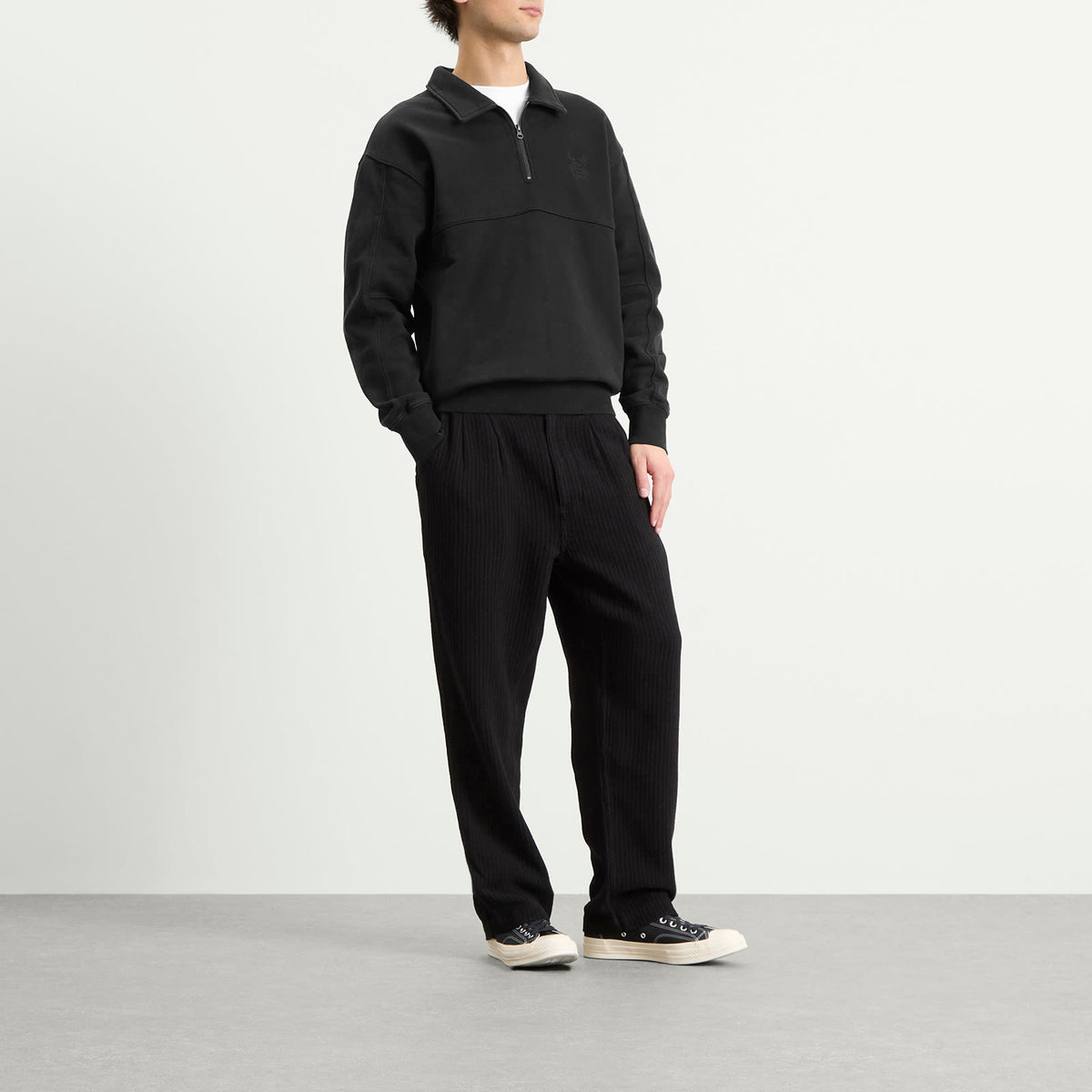 Heresy Green Man Quarter Zip Sweatshirt