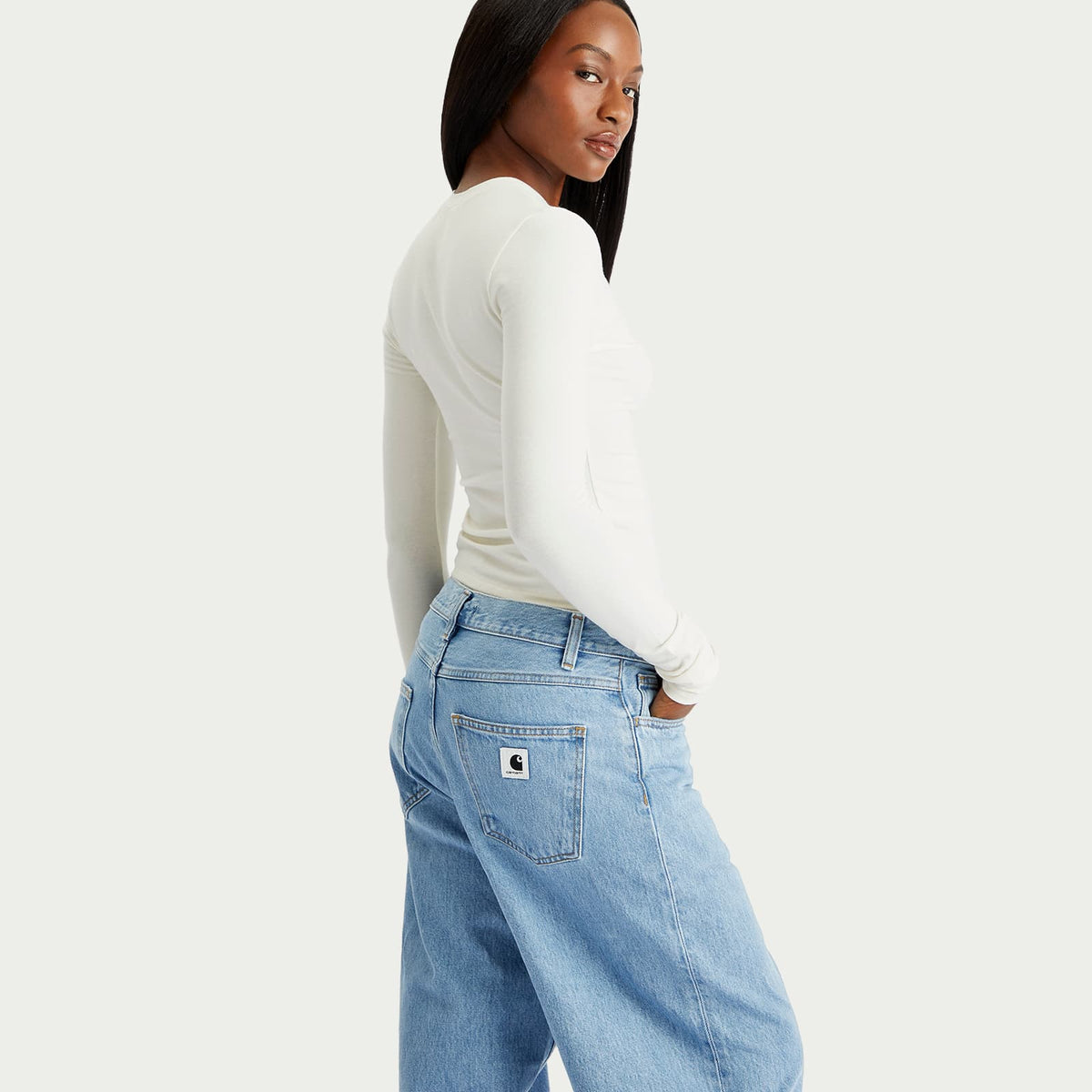 SKIMS Cotton Jersey Long Sleeve T-Shirt