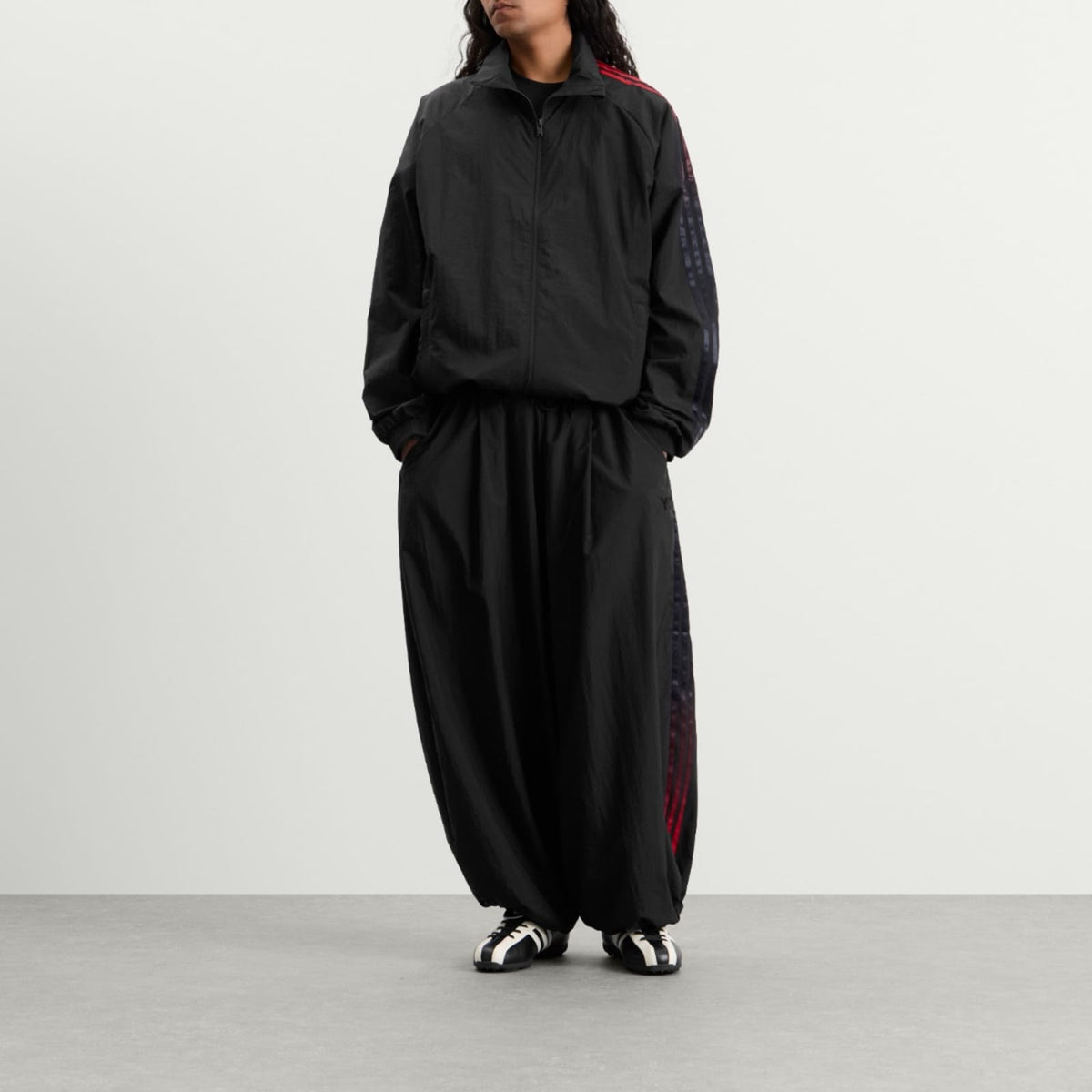 Y-3 Gradient Stripes Wide Leg Trousers