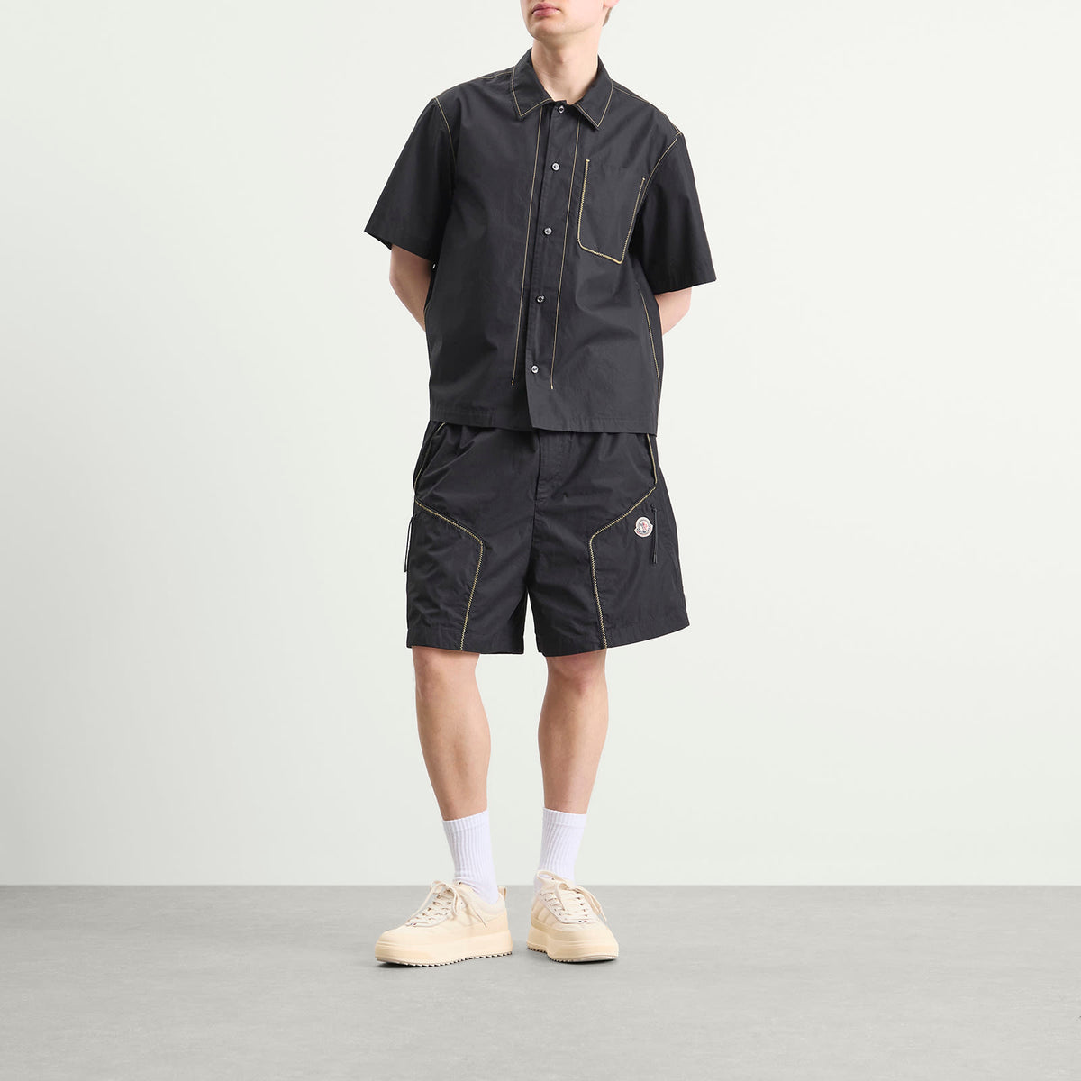 Moncler Contrast Stitch Shirt