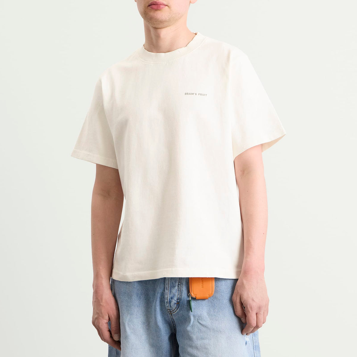 Bram's Fruit Distressed Big Lemon Outline T-Shirt