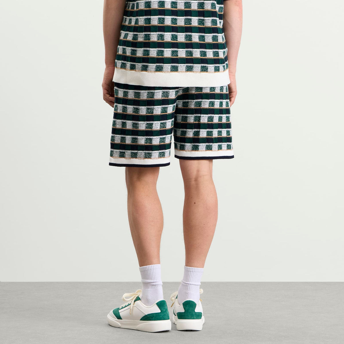 Casablanca Mosaic Check Shorts