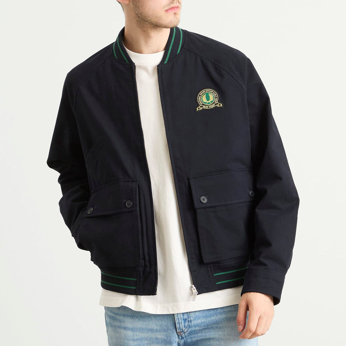 Fred Perry Tennis Badge Bomber Jacket