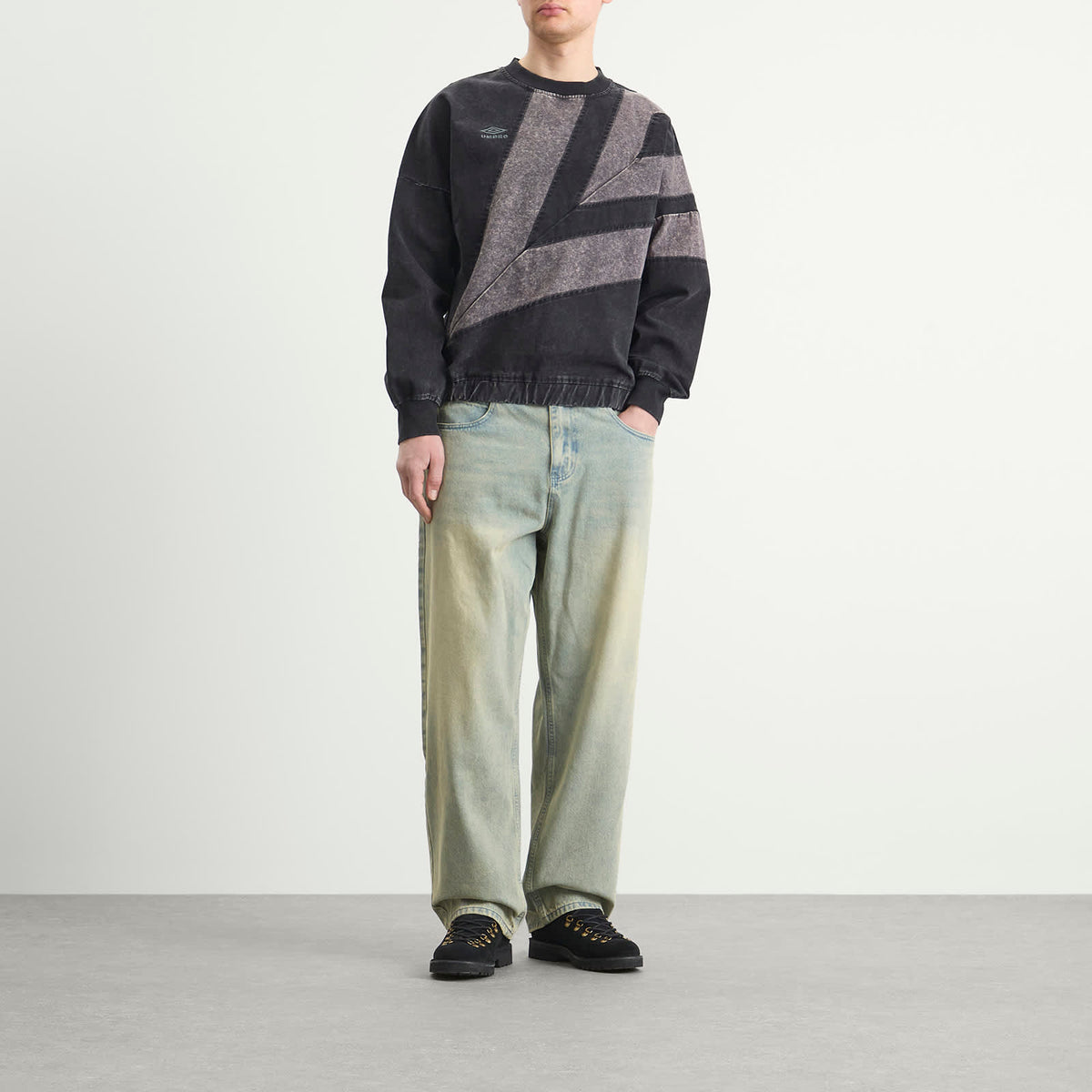 Umbro Washed Diamond Drill Sweat
