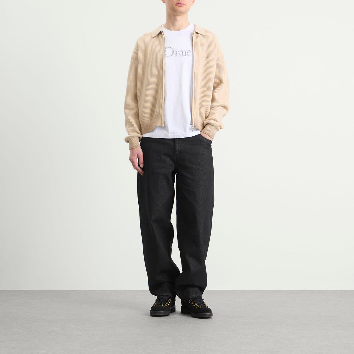 Dime Double Zip Knit Cardigan