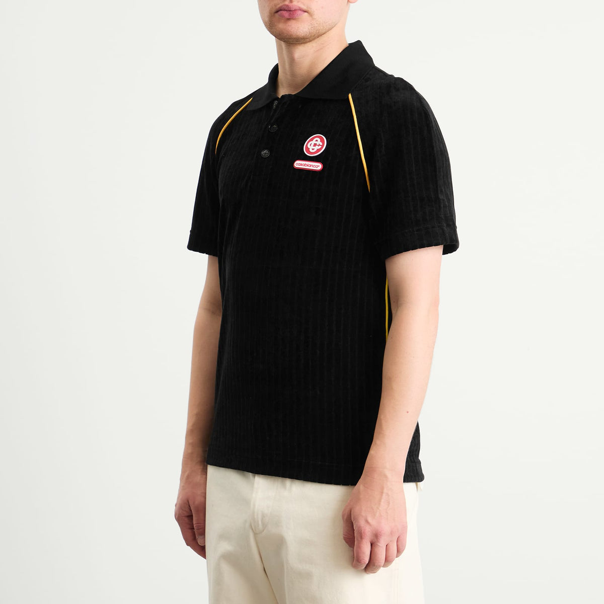 Casablanca Rib Velour Raglan Polo