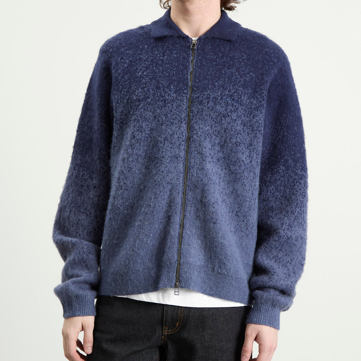 Dime Mohair Double Zip Knit