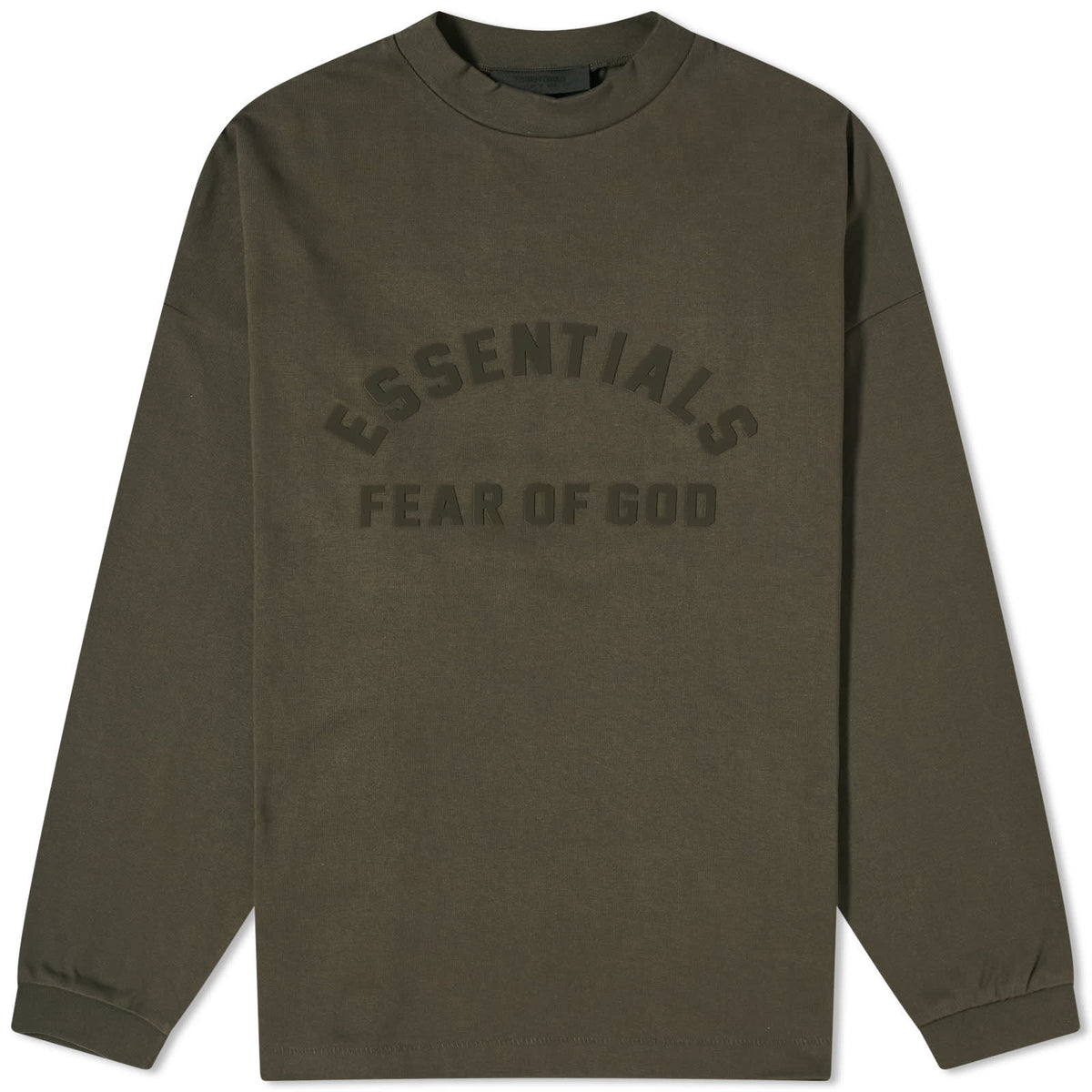 Fear of God ESSENTIALS Spring Long Sleeve Printed T-Shirt