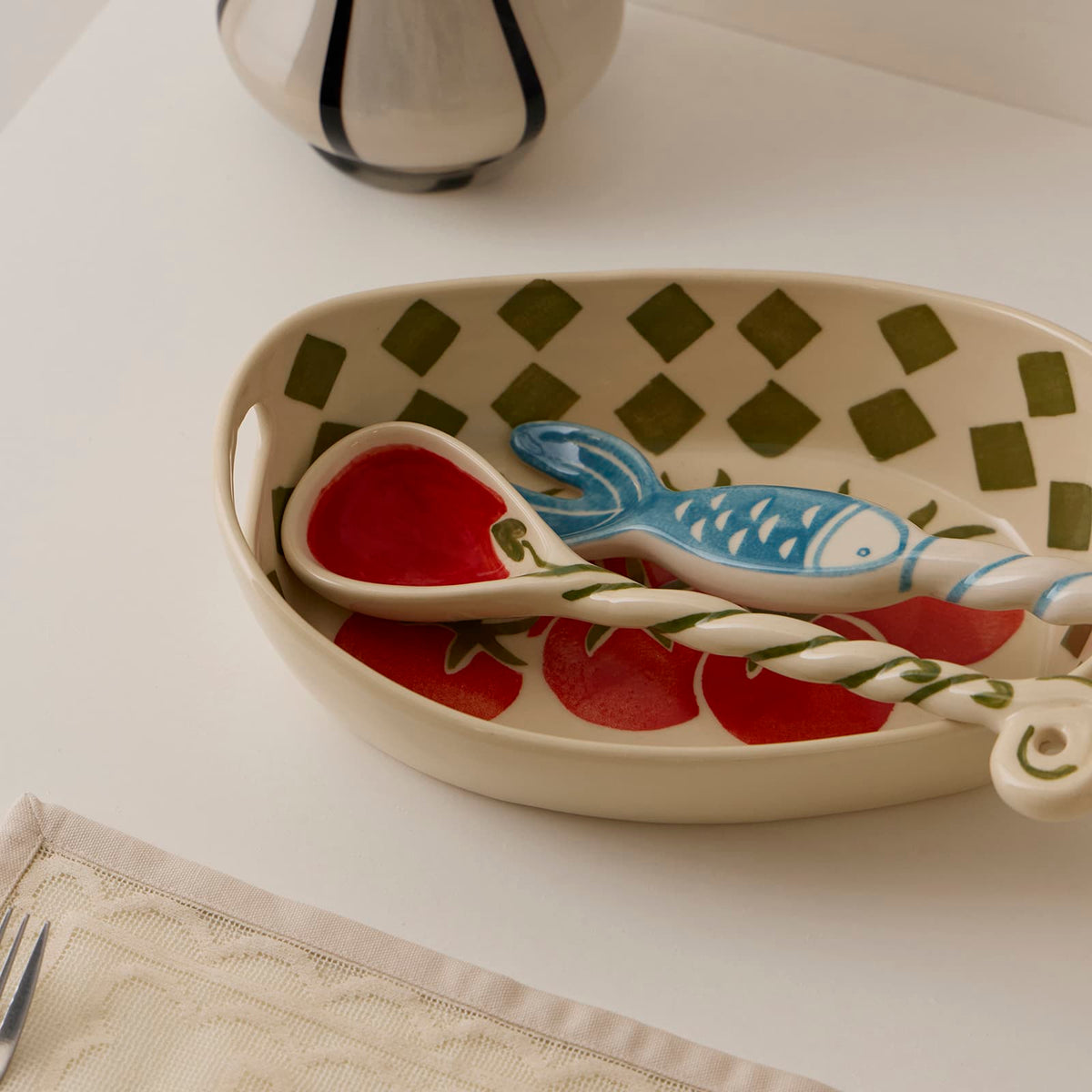 Damson Madder Nonna House - Tomato Serving Bowl