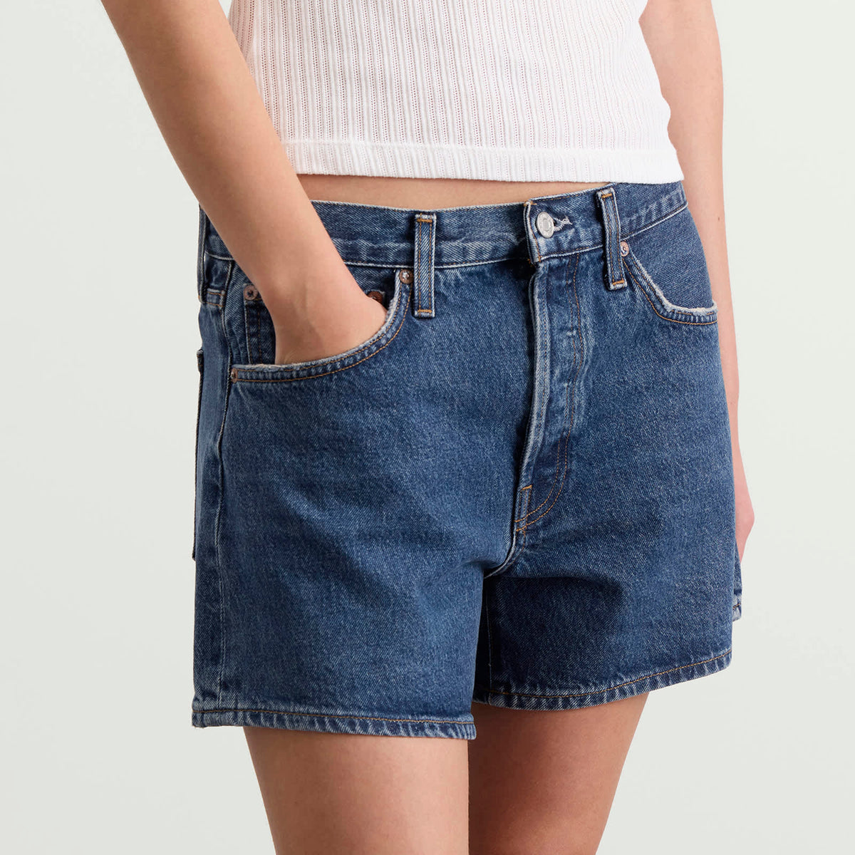Agolde Parker Long Shorts