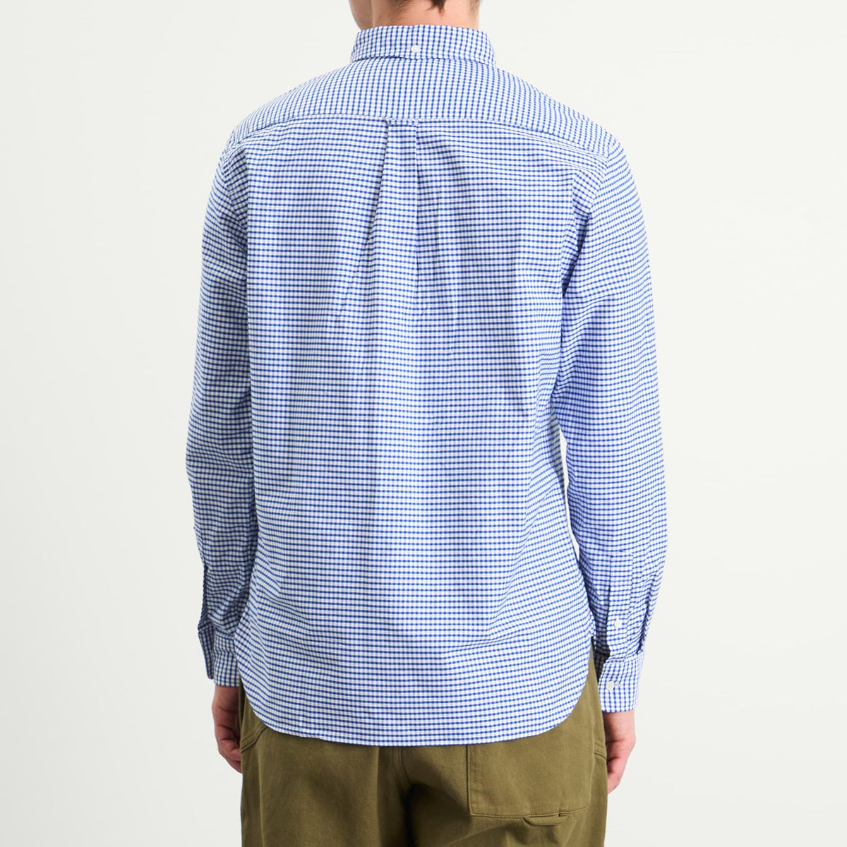 Beams Plus Button Down Gingham Oxford Shirt