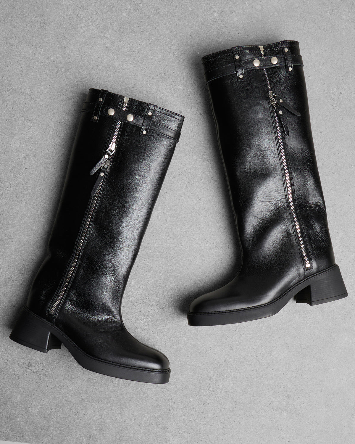 Miista Izolda Zipper Tall Boots