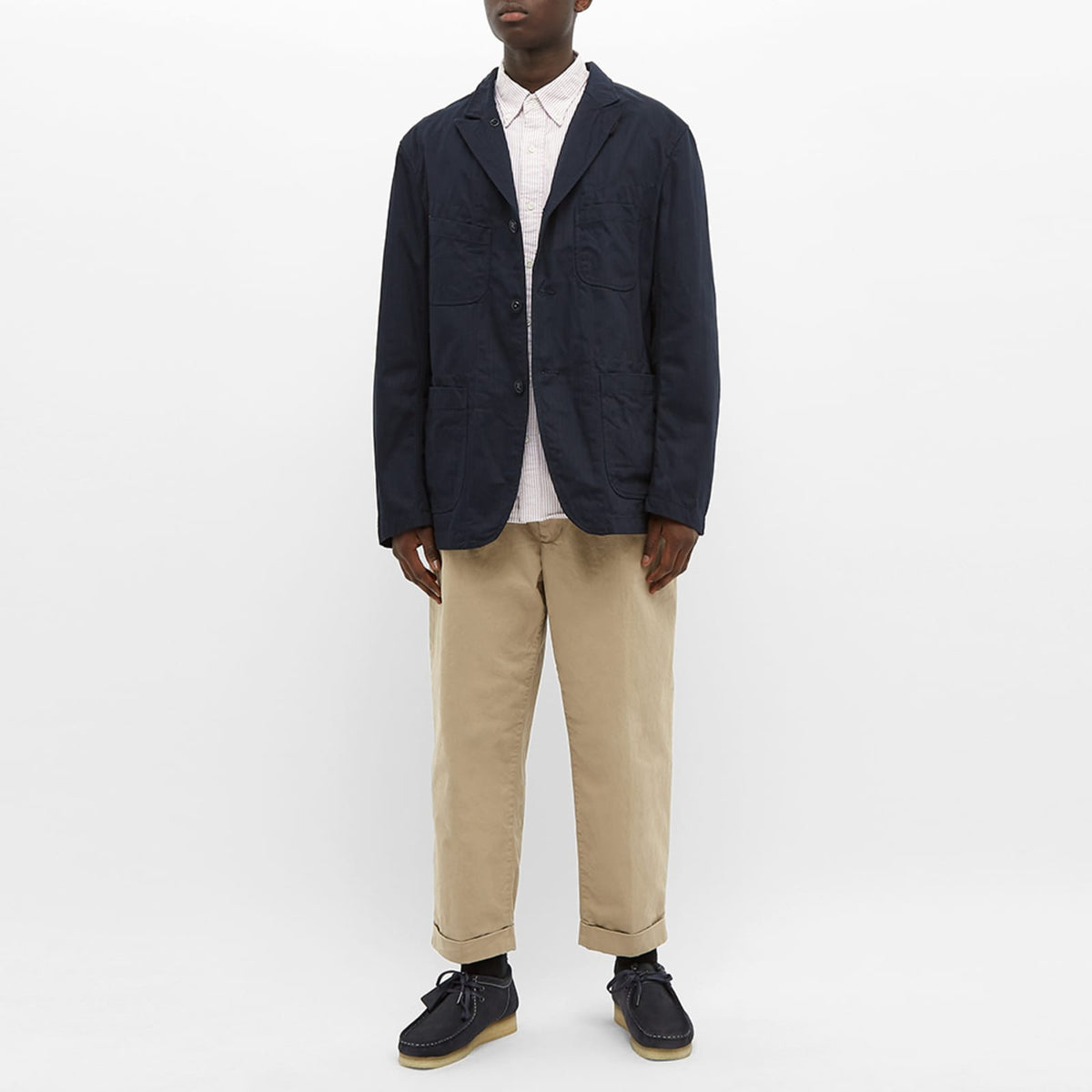 Beams Plus Button Down Candy Stripe Shirt