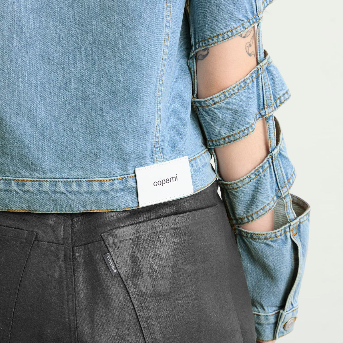 Coperni Spiral Denim Jacket