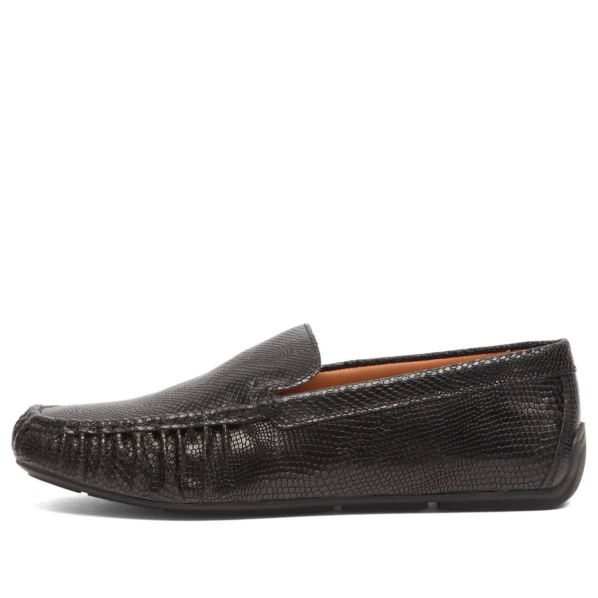 Mika Embossed Leather Boat Shoe