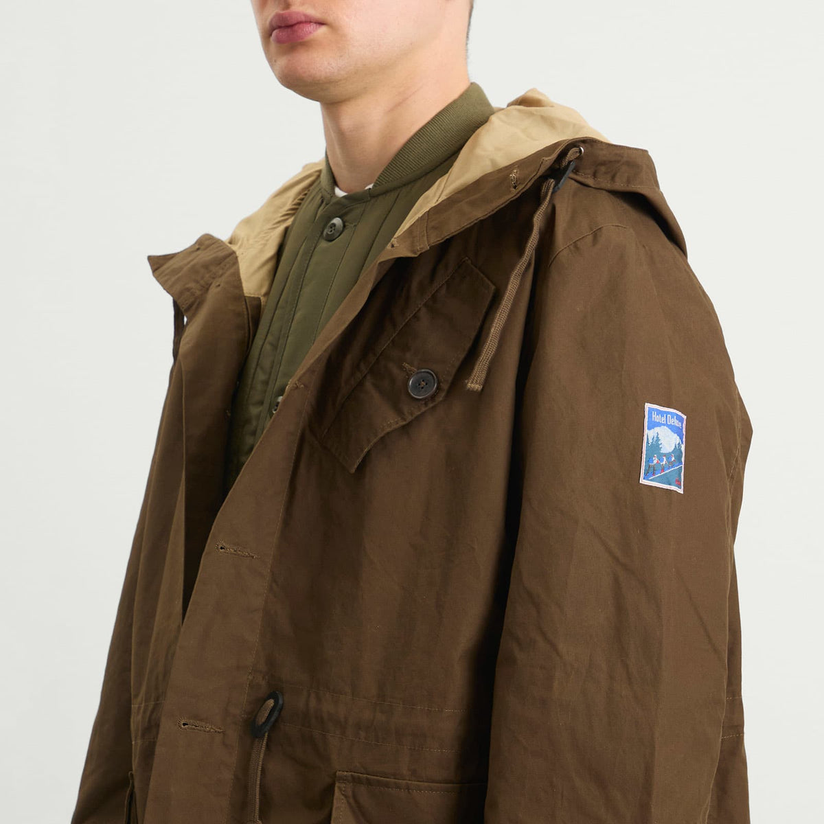 Universal Works British Waxed Cotton Boston Parka