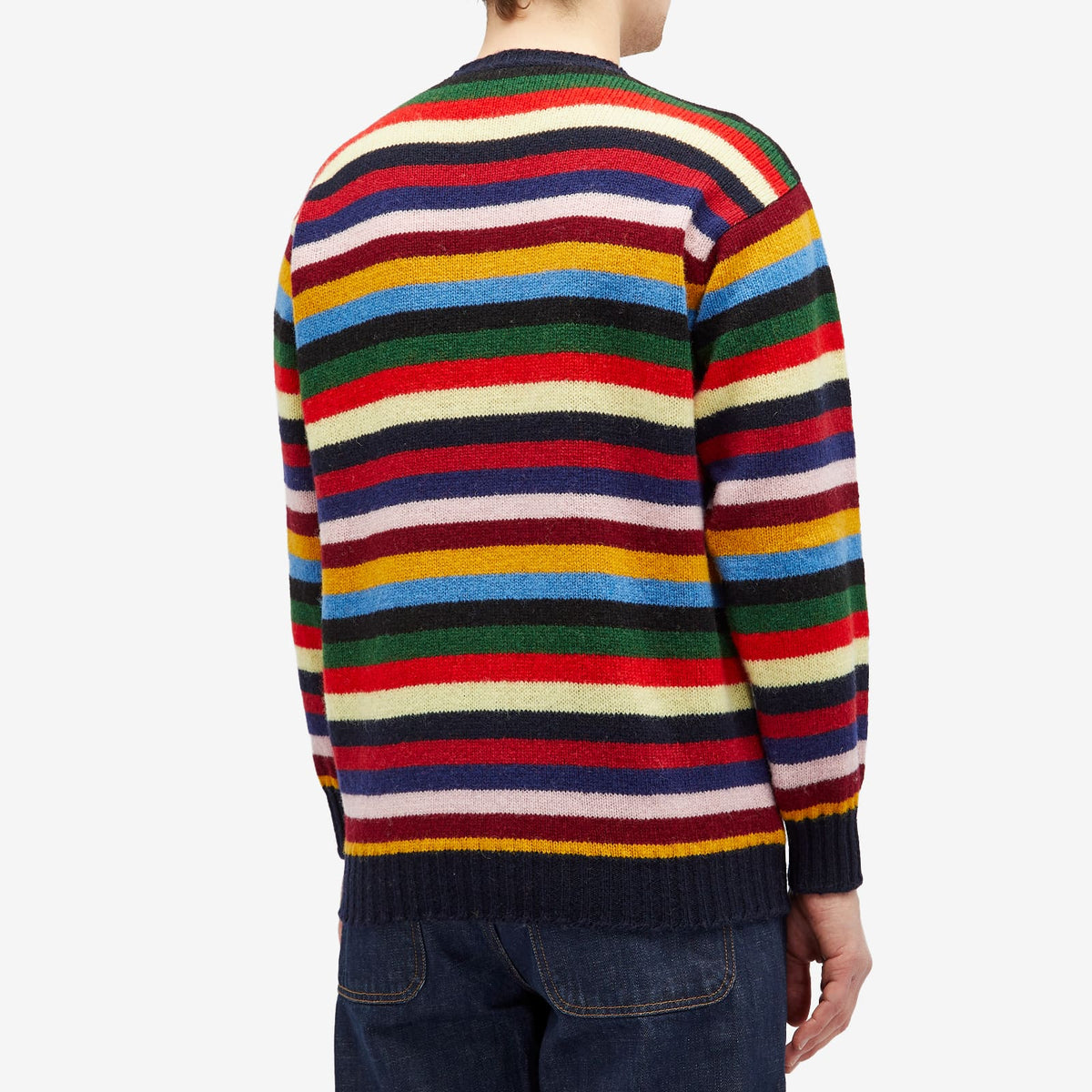 Jamieson's of Shetland Stripe Crew Knit