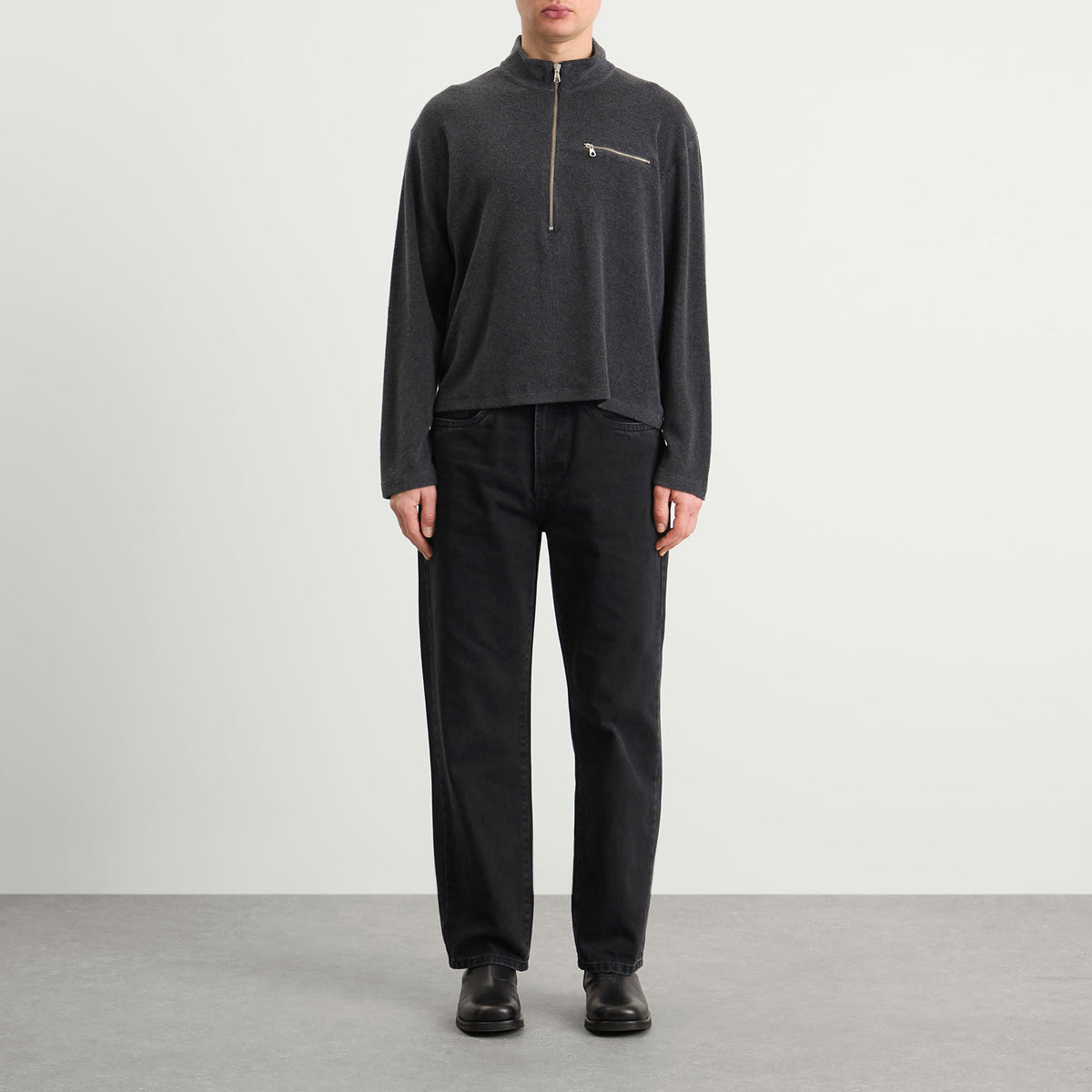 MKI Towelling Quarter Zip