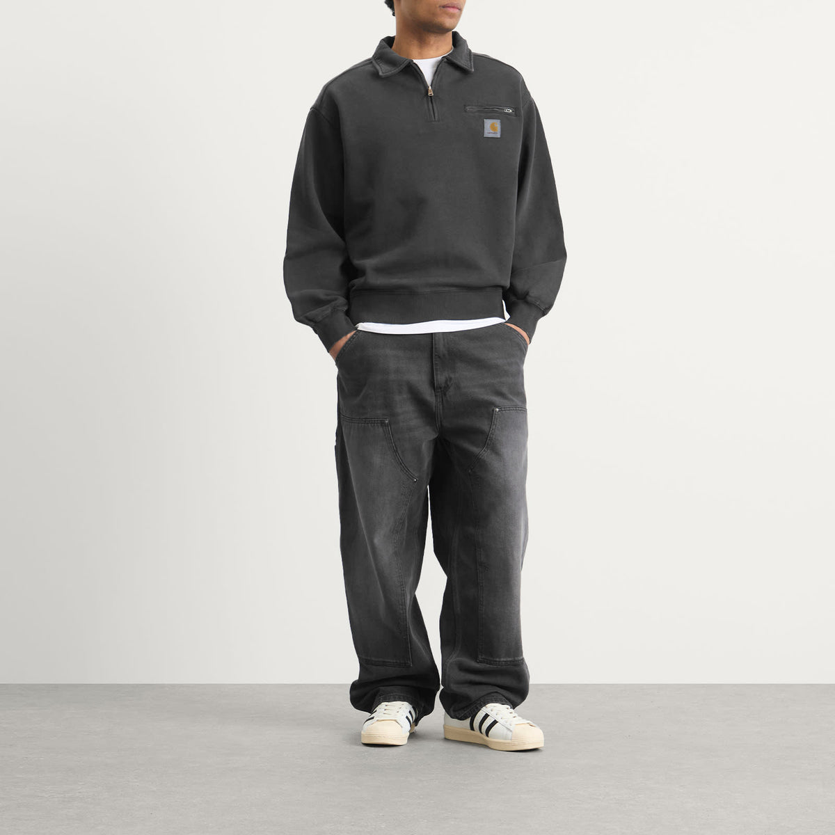 Carhartt WIP Half Zip Detroit Sweatshirt