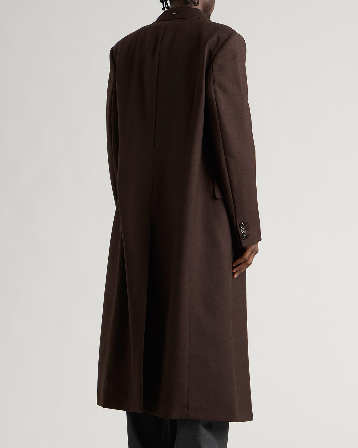 Our Legacy Deep Pangoa Issue Wool Extended Whale Coat