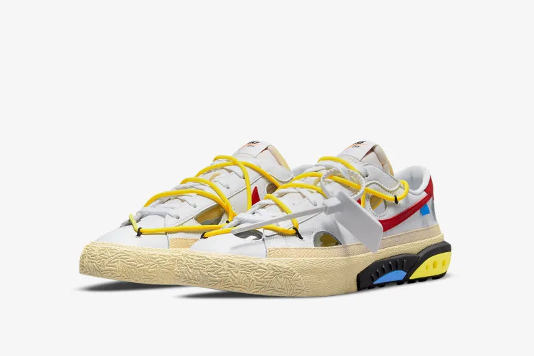 The Nike x Off-White Blazer Low '77 sneakers.