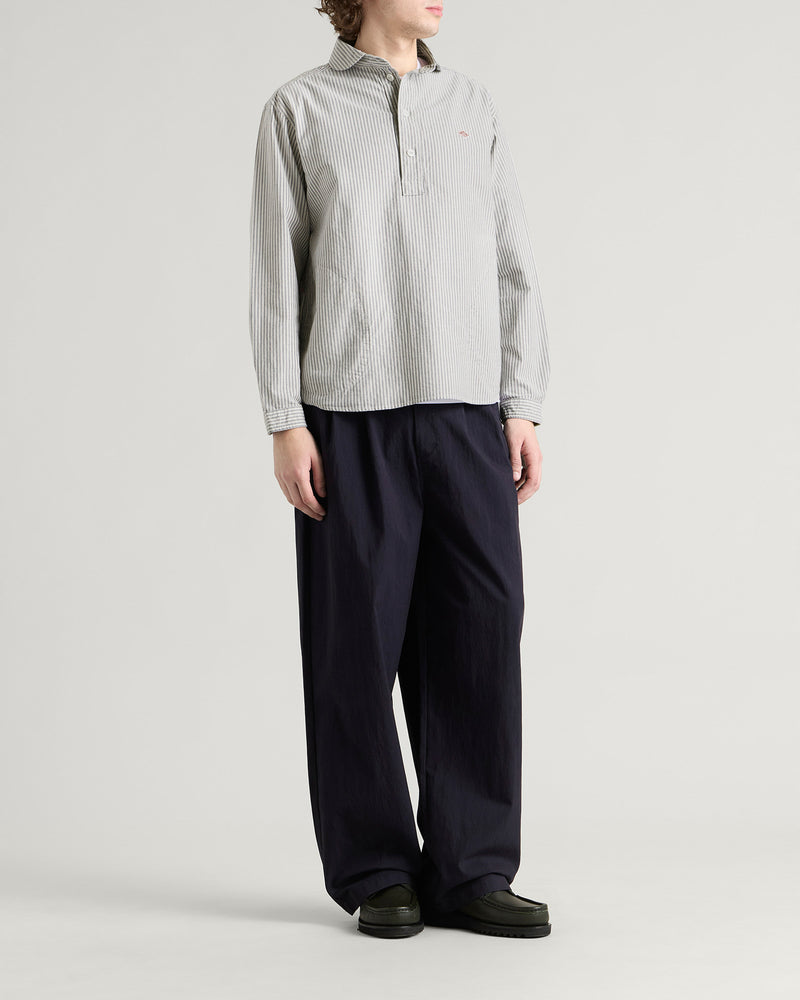 Danton Round Collar Pop Over Shirt