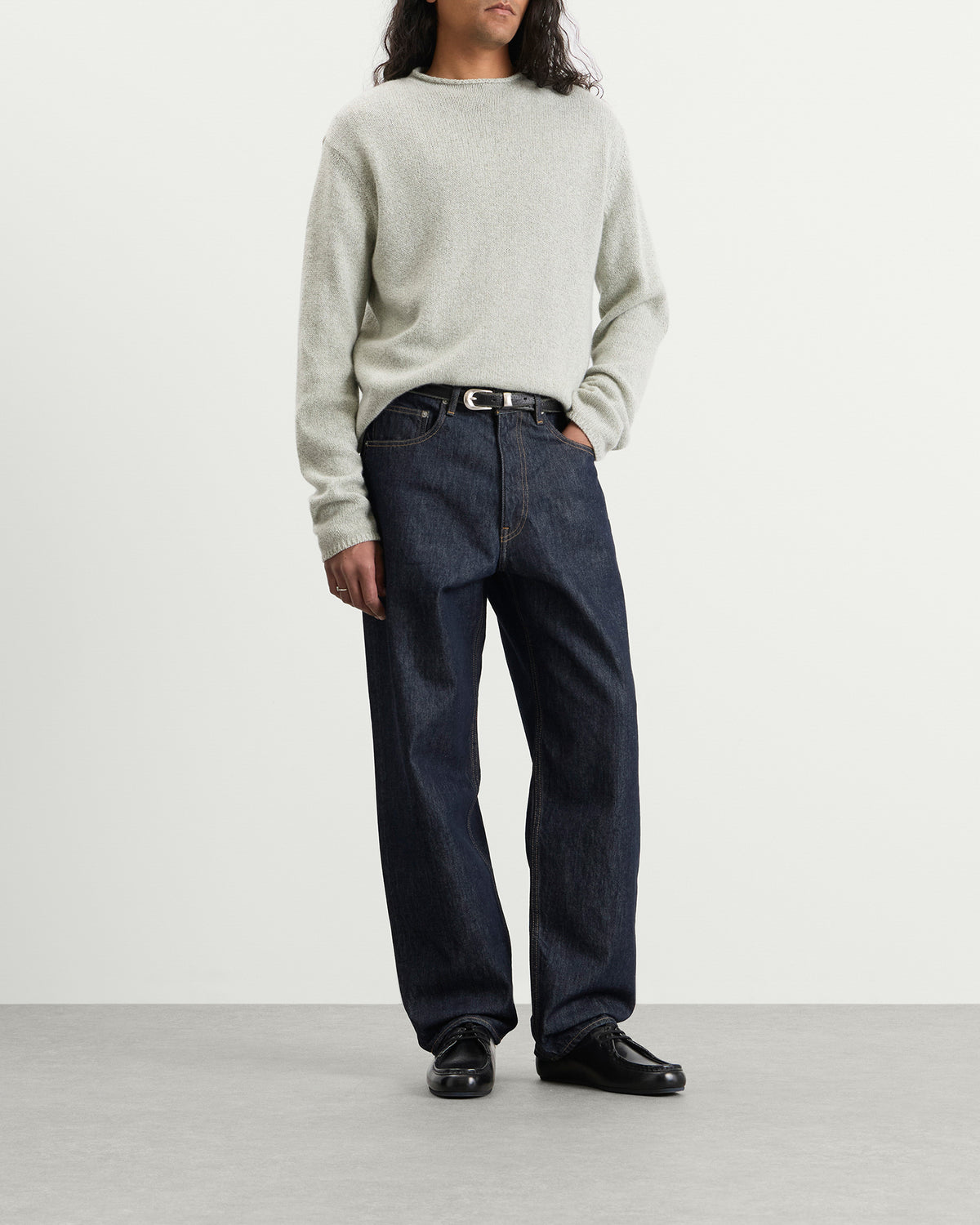 Auralee Indigo Denim Jeans