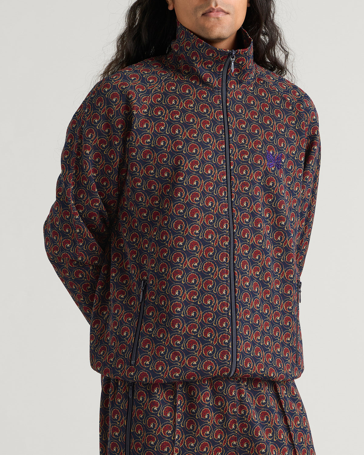 Needles Poly Jacquard Track Jacket