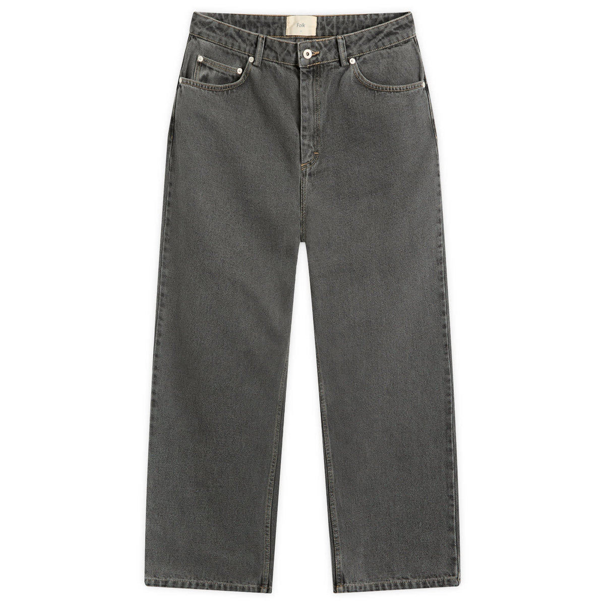 Folk Barrel Leg Jean