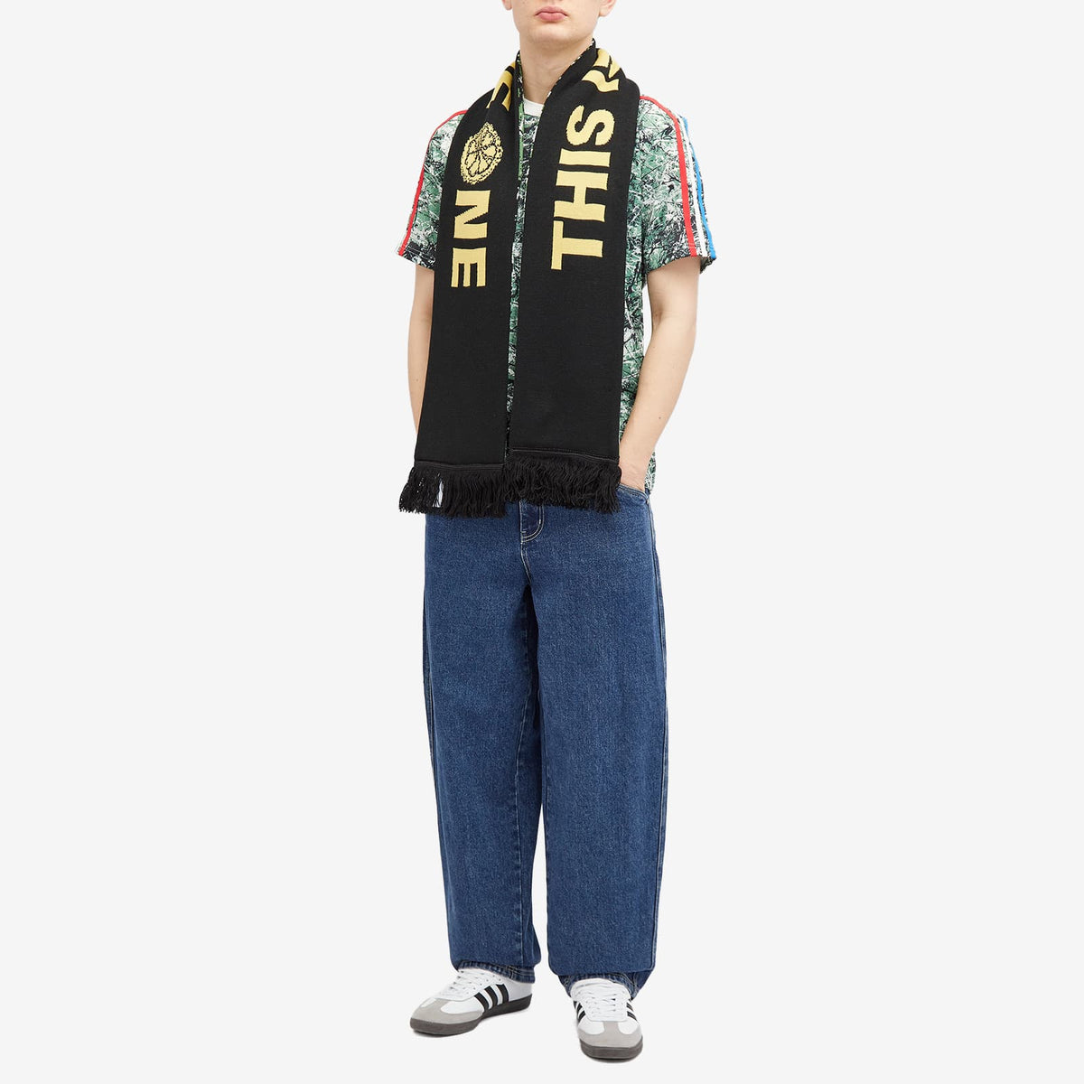 Adidas x MUFC x The Stone Roses Scarf
