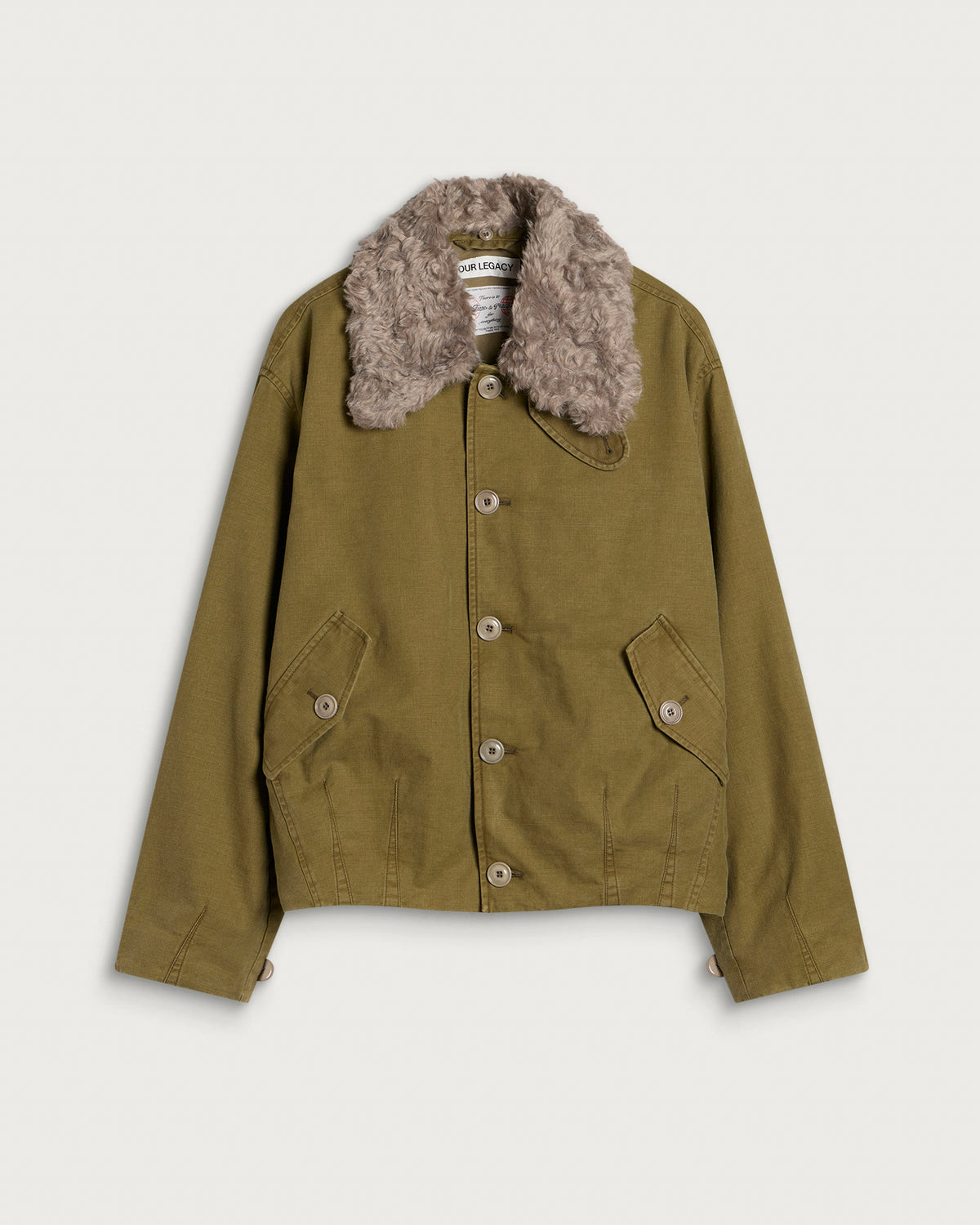 Our Legacy Pigment Khaki Knife Edge Twill Aerial Jacket