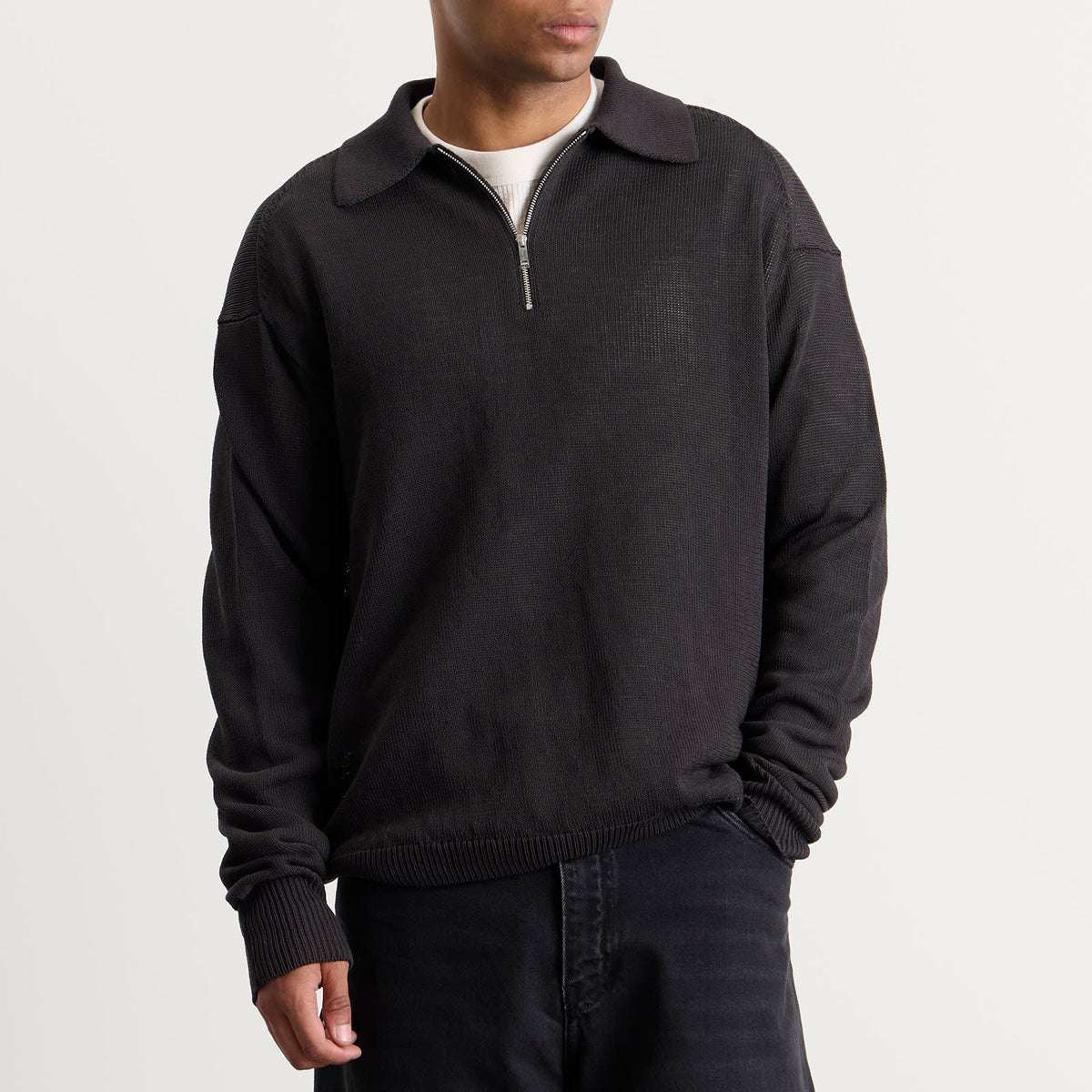 Studio Nicholson Heddy Zip Up  Jumper
