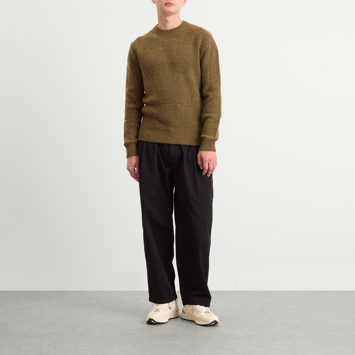 Foret Orbit Jacquard Donegal Jumper